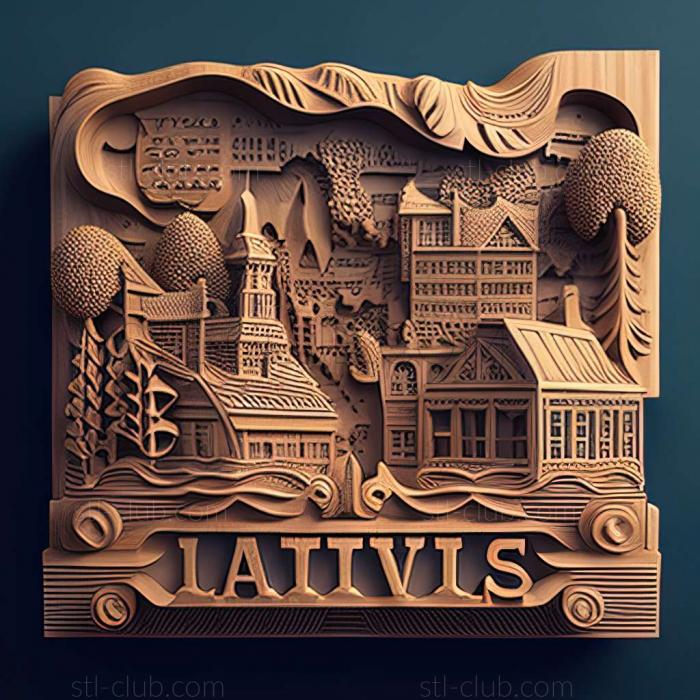 Towns in Latvia